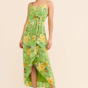 4sienna Elsie Love Carl Faux Wrap Midi Dress